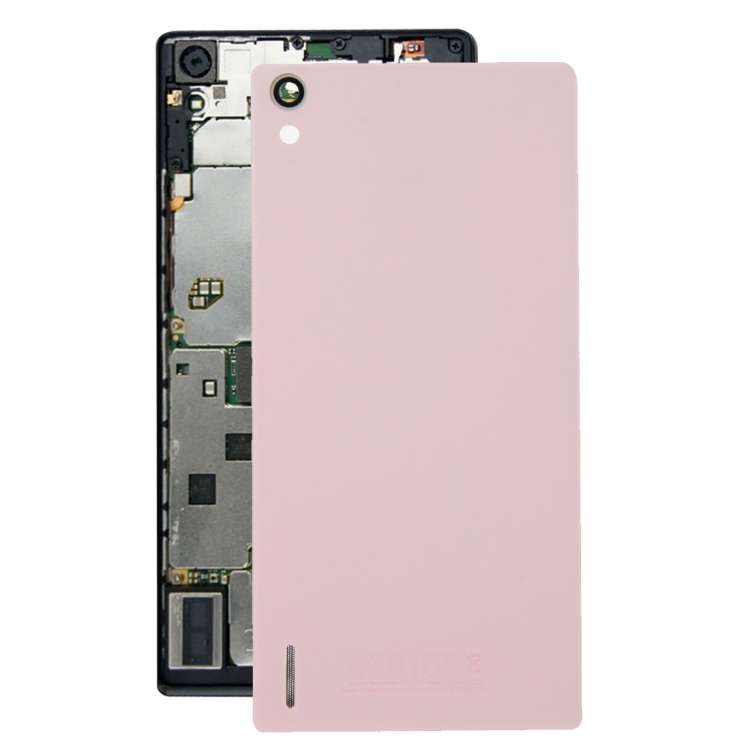 For Huawei Ascend P7 Battery Back Cover(Pink)