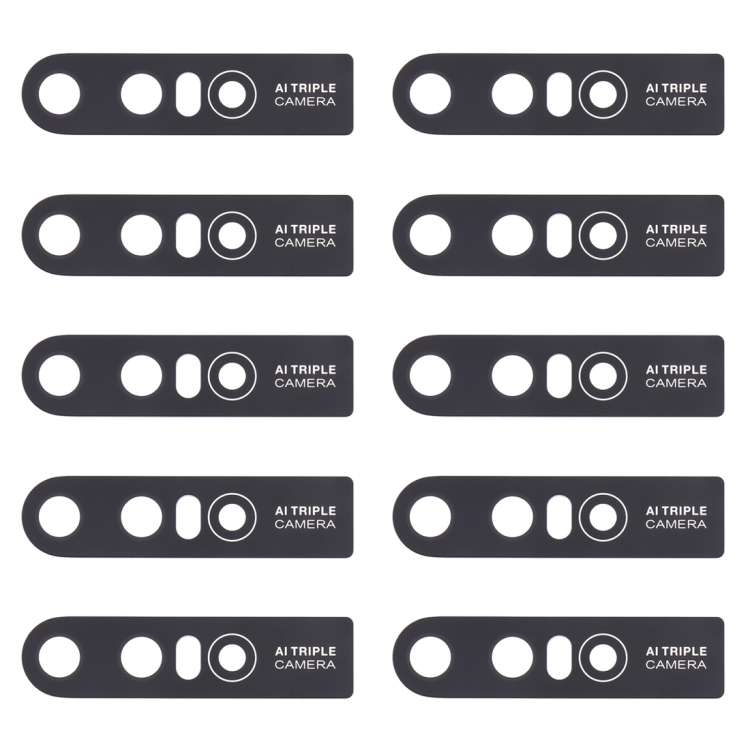 For Vivo S1 / V15 10pcs Back Camera Lens (Black)