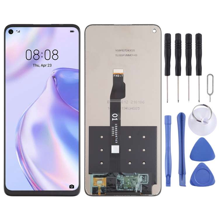 Original LCD Screen for Huawei P40 lite 5G with Digitizer Full Assembly(Black)