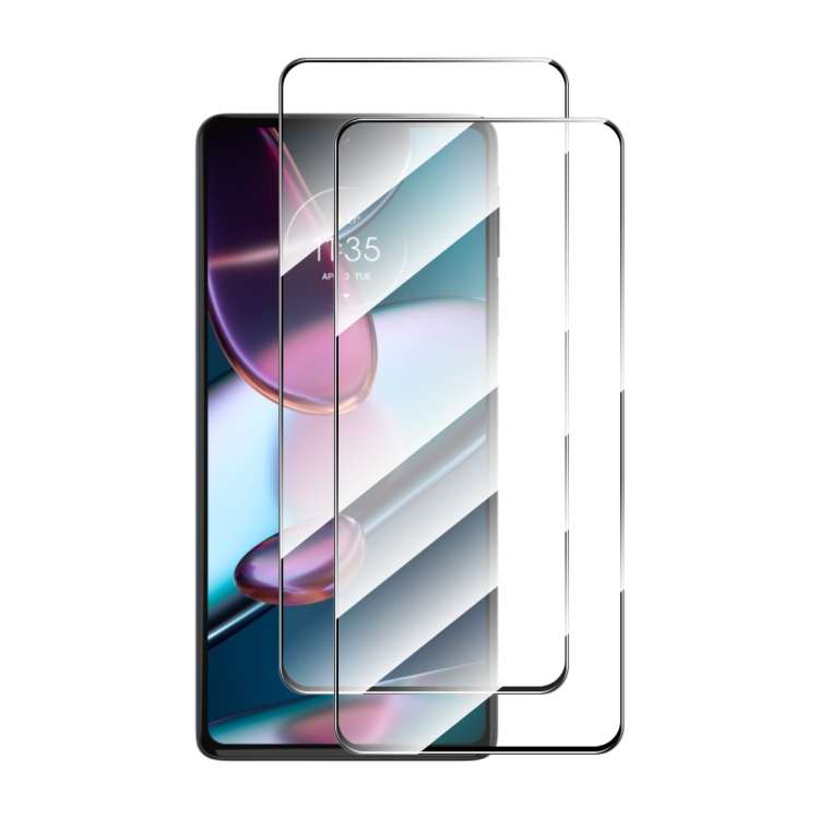 For Motorola Moto G84 2pcs ENKAY Full Glue High Aluminum-silicon Tempered Glass Film