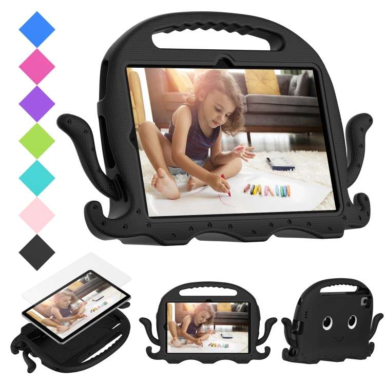 For Samsung Galaxy Tab S6 Lite 2024 Octopus Style EVA Hybrid PC Shockproof Tablet Case with Strap(B