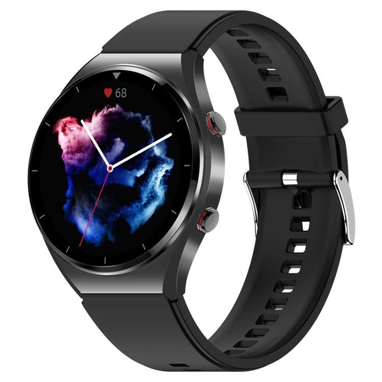 E09 Pro 1.32 inch Color Screen Smart Watch, Support Bluetooth Call / ECG Electrocardiogram(Black)