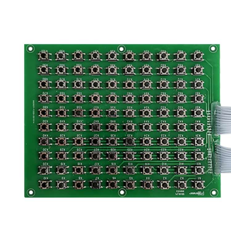 Pcsensor 100-Key Touch Switch Module Custom Keyboard And Mouse Test Development Board, Style:PCB