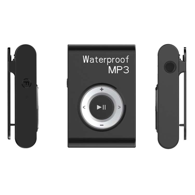 C26 IPX8 Waterproof Swimming Diving Sports MP3 Music Player with Clip & Earphone, Support FM, Memory
