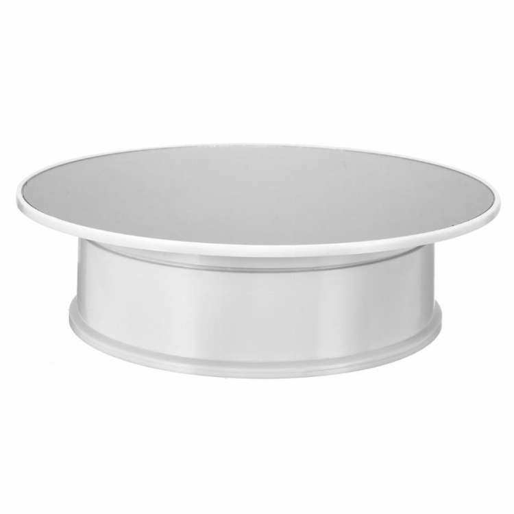 30cm 360 Degree Electric Rotating Turntable Display Stand Mirror Top Video Shooting Props Turntable