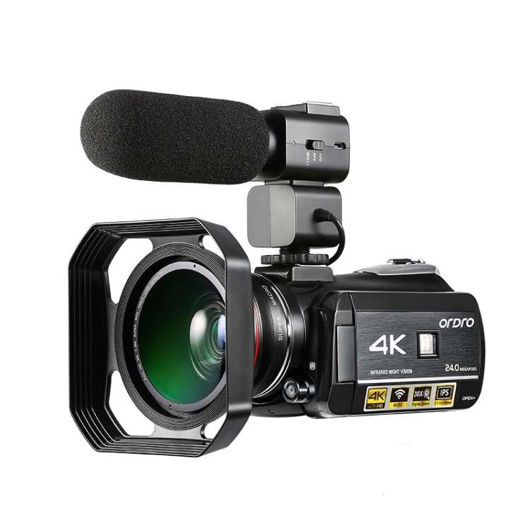 ORDRO AC3 3.1 inch IPS Screen 4K Full HD 13MP Night Vision WiFi Live Camcorder DV Digital Camera, St