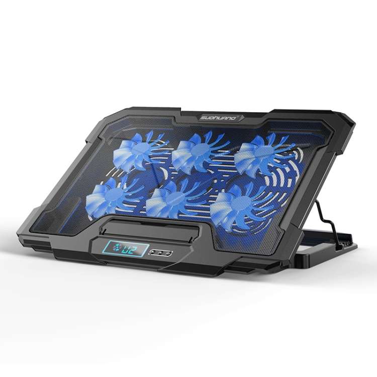 Suohuang Notebook Cooler Gaming Notebook Cooling Base Notebook Exhaust Fan Bracket(LCD Gaming Editio