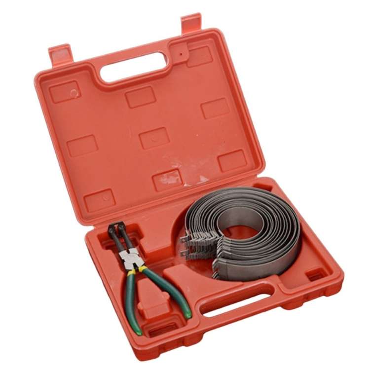 14 Rings Piston Ring Compressor Plier Clamp Remover Assembly Engine Tool Cylinder Installer Ratchet