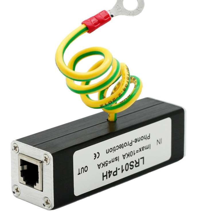RJ11 Network Surge Protector Thunder Preventer Arrester Telephone Surge Protection Device SPD Securi