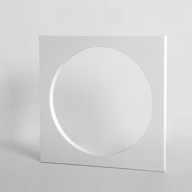 Square Hollow Circle  Solid Wood Geometric Polygon Camera Props Creative Photography Ornaments