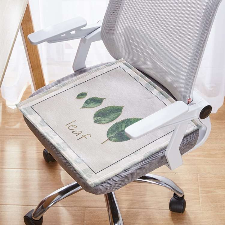 Summer Breathable Cushion Office Seat Pad, Size: 50 x 50cm(Four Leaves)