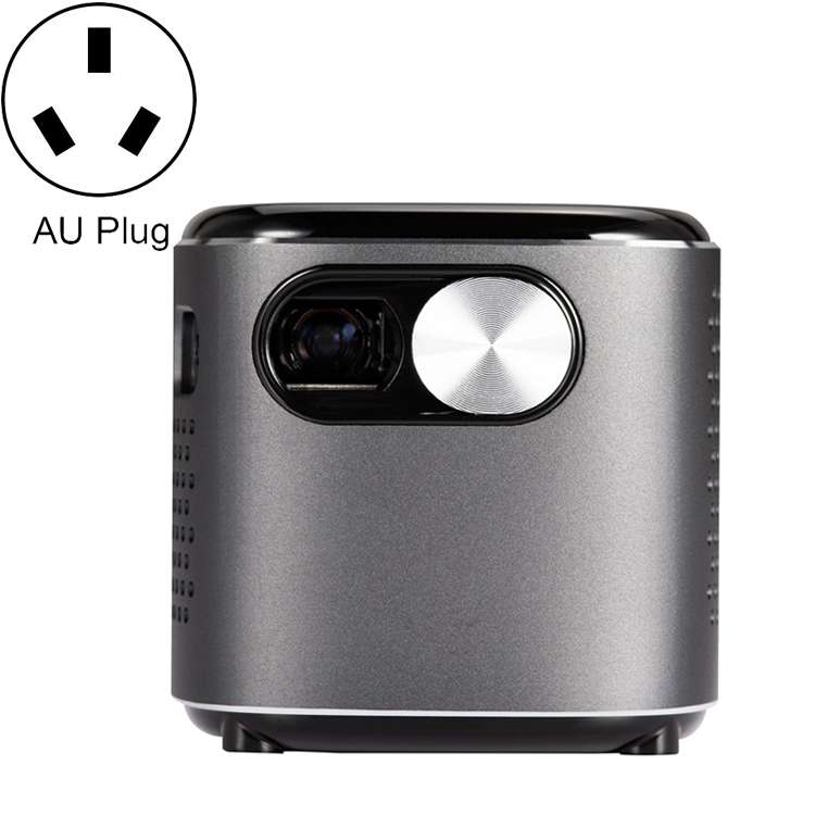 D048B 2.4G/5G WiFi Mini Smart Touch Bluetooth Projector Portable HD Phone Projector(AU Plug)