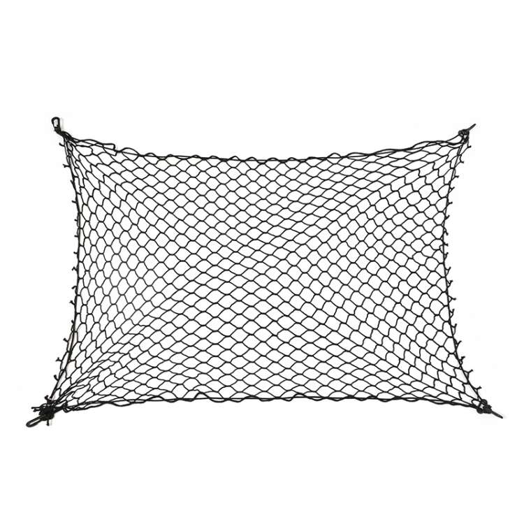 Car Pet Isolation Net Car Back Seat Dog Barrier Safety Net(120x70cm 4 Side Rubber Band)