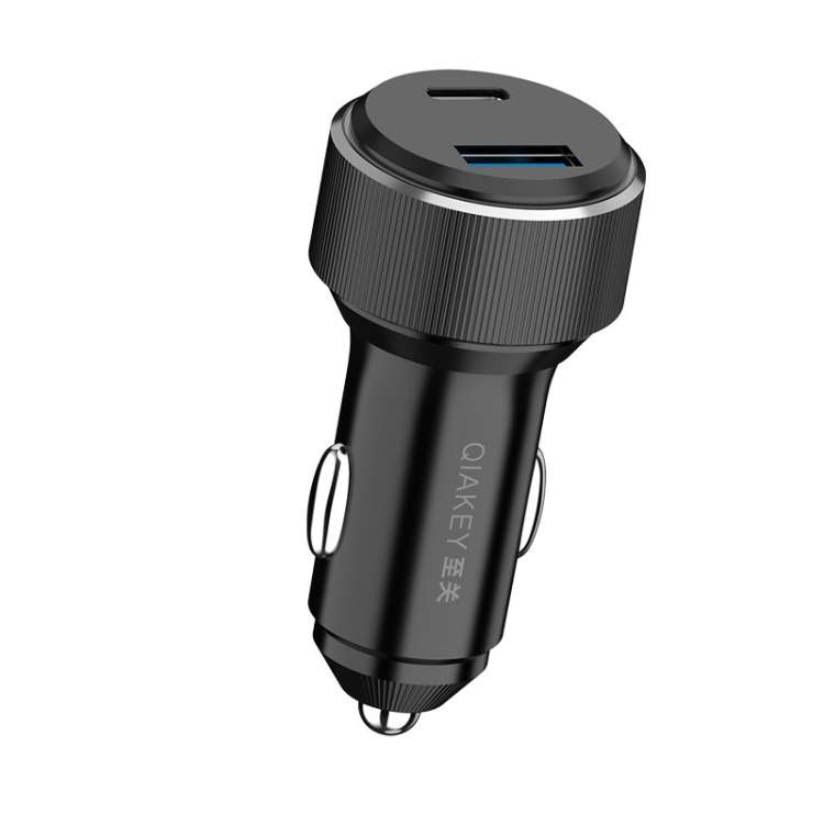 QIAKEY TM319 Dual Port Fast Charge Car Charger