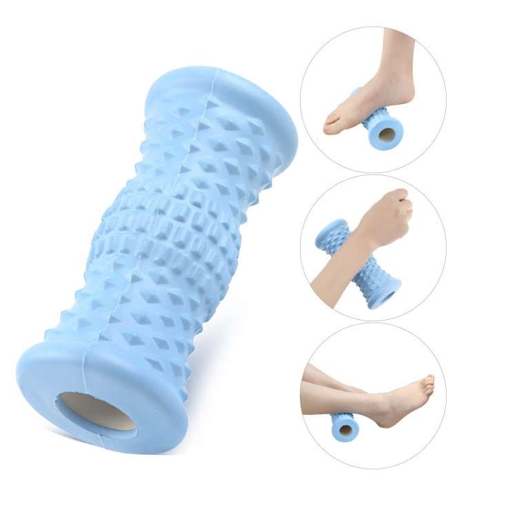 EVA Mini Fitness Roller Foot Massage Acupressure Relaxation Massage(Sky Blue)