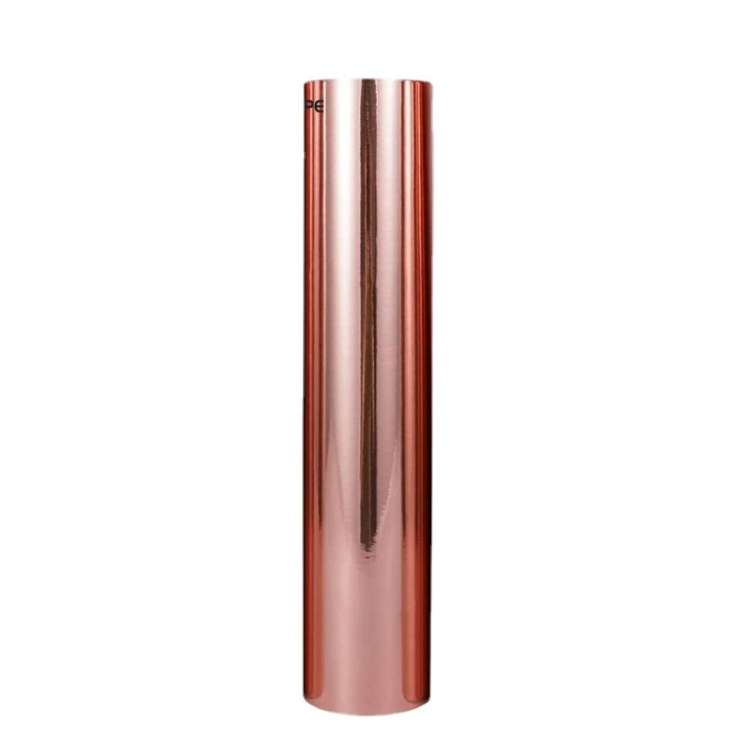 30cm x 150cm Glossy Metal Self Adhesive Vinyl Film DIY Cup Sticker Car Sticker, Color: Rose Gold