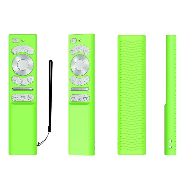 For Samsung Smartone3 TM1990C BN59-01357 Y34 Remote Control Silicone Cover(Luminous Green)