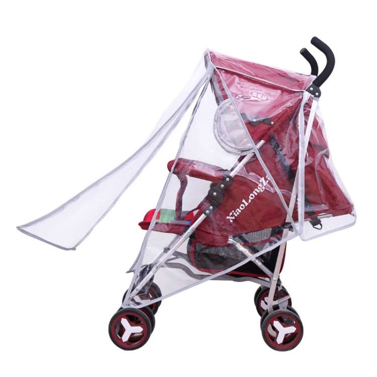 Baby Stroller Rain Cover Windproof Dustproof Raincoat High Landscape Special Rain Cover EVA Double O