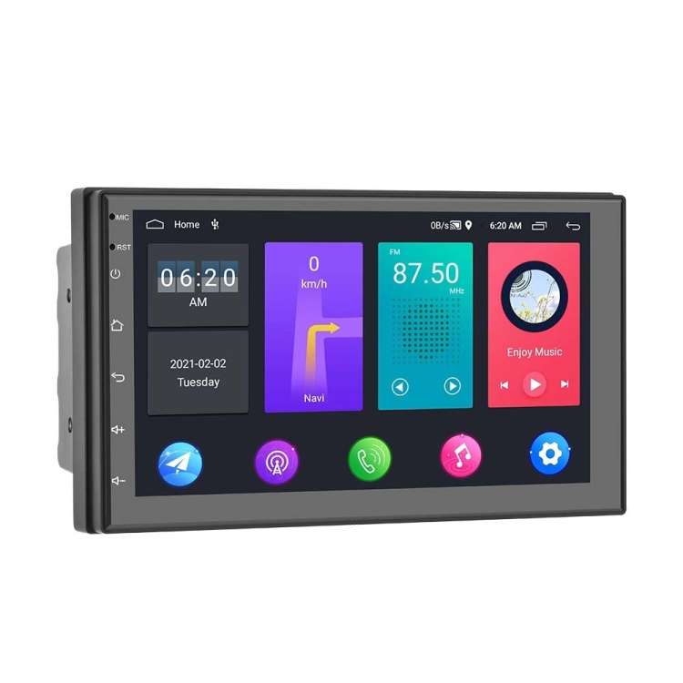 A2797 7 Inch Android WiFi 2+32G Central Control Large Screen Universal Car Navigation Reversing Vide