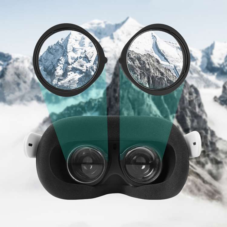 For Oculus Quest 2 Hifylux Q2-QF11 1pair Myopia Lens Frame Aspheric Resin VR Glasses Accessories(200