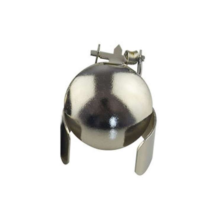 Automatic Candle Extinguisher Metal Candle Extinguishing Fire Clamp Candle Extinguisory Cover(Silver