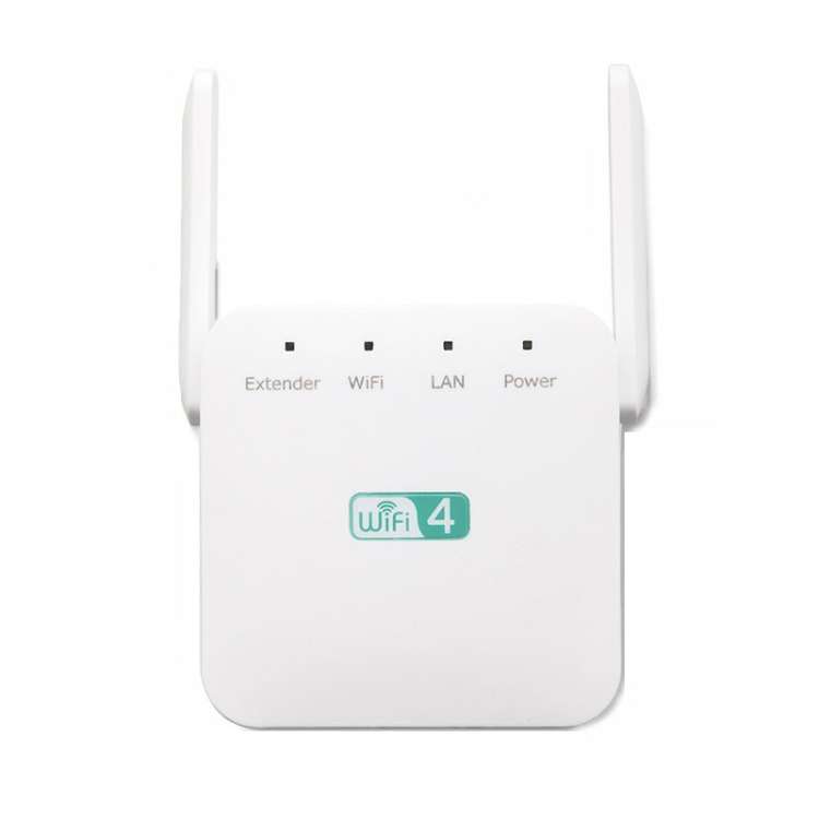 2.4G 300M Wi-Fi Amplifier Long Range WiFi Repeater Wireless Signal Booster US Plug White