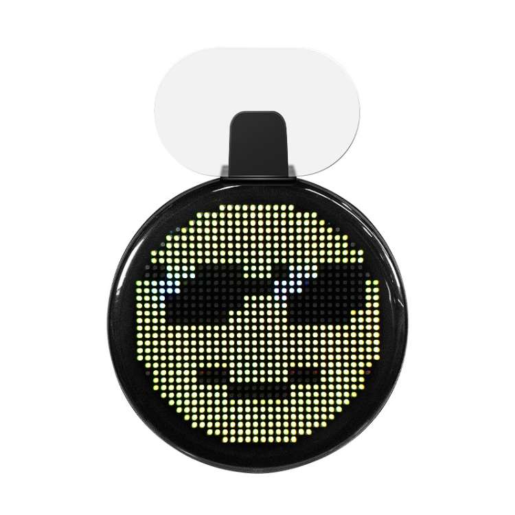HI.GROOM Car LED Customized Pixel Emoji Lights Bluetooth Remote Control Interactive AI Screen, Styl