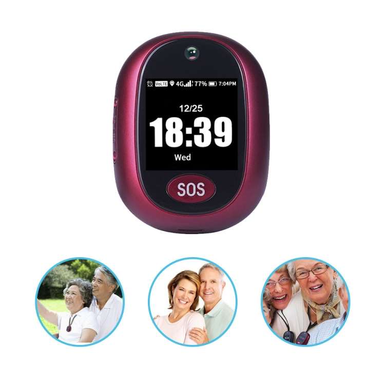 REACHFAR RF-V45-A Mini GPS Smart Tracker Pendant, Support SOS / Camera / Health Management / 4G LTE,