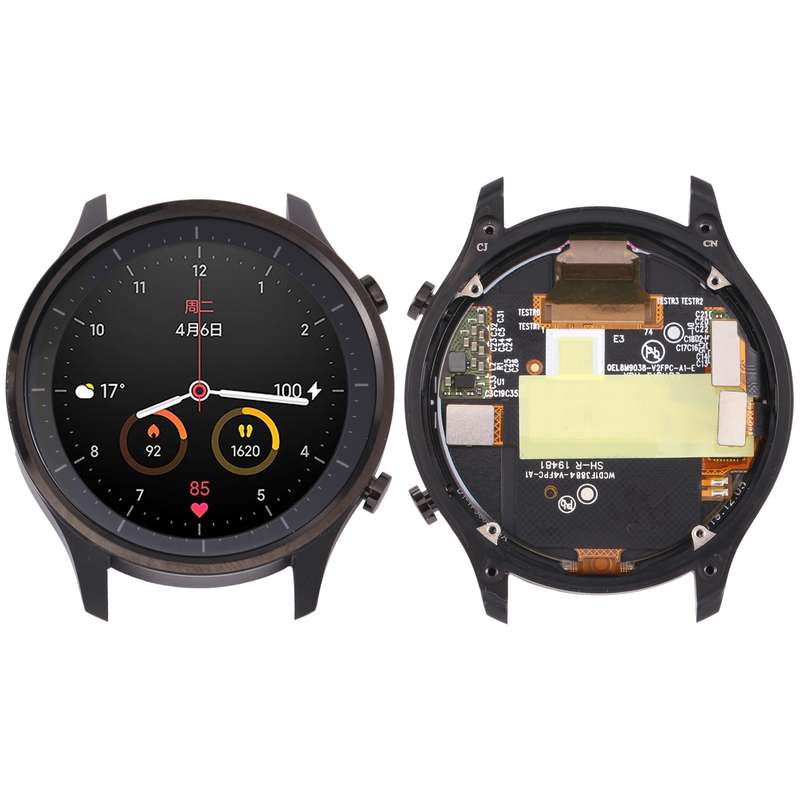 Original LCD Screen and Digitizer Full Assembly With Frame for Xiaomi Watch Color / Watch Revolve XM