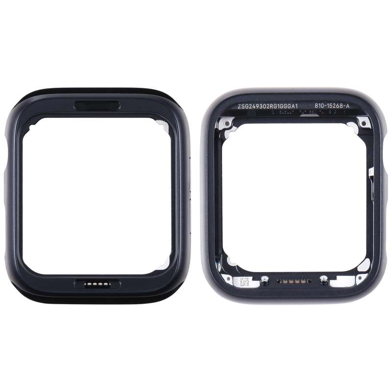 For Apple Watch Series SE 2022 40mm Stainless Steel Middle Frame Bezel Plate (Black)
