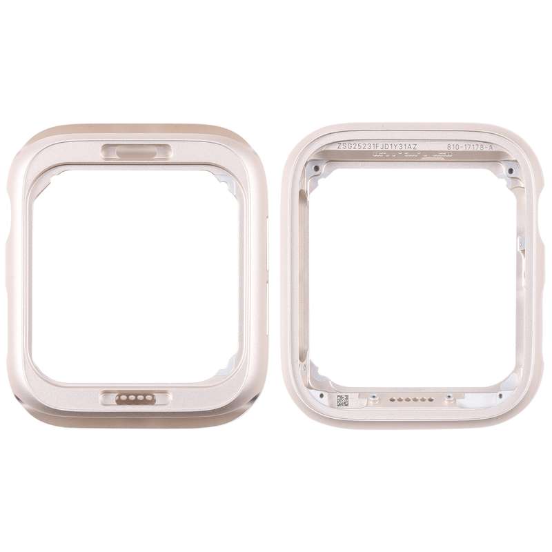 For Apple Watch Series SE 2022 44mm Aluminum Alloy Middle Frame Bezel Plate(Black)