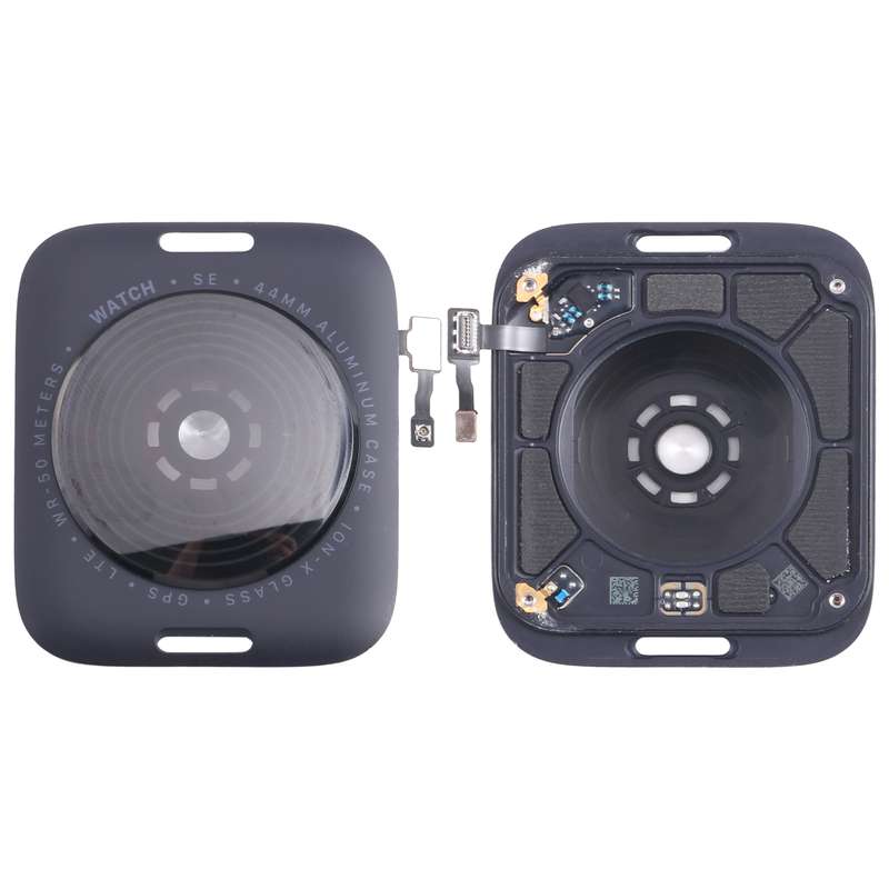 For Apple Watch SE 2022 44mm LTE Edition Rear Housing Glass Cover with Cable (Aurora)