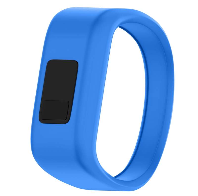 Silicone Sport Watch Band for Garmin Vivofit JR, Size: Large(Blue)