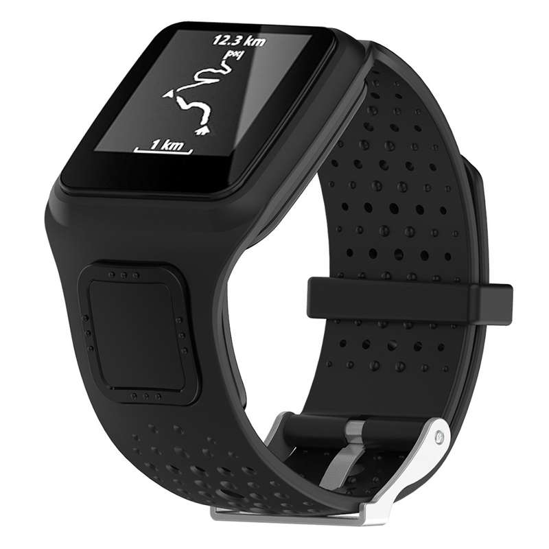 Silicone Sport Watch Band for TomTom 1 Series Runner / Cardio(Blue)