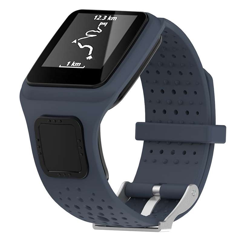 Silicone Sport Watch Band for TomTom 1 Series Runner / Cardio(Blue)