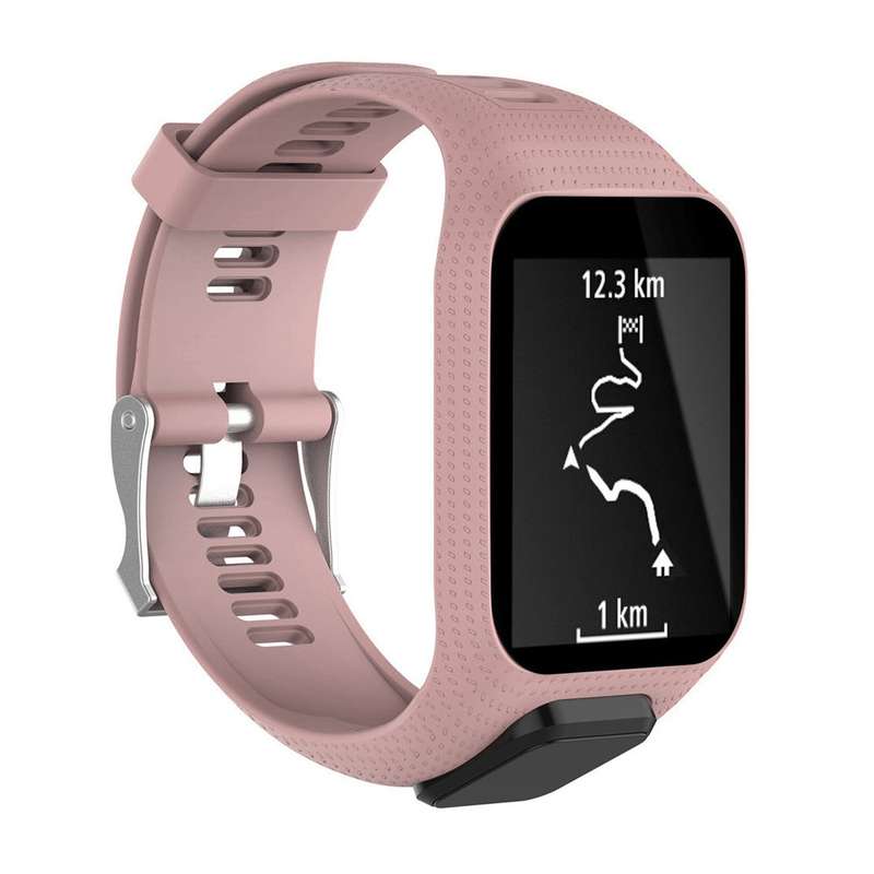 Silicone Sport Watch Band for Tomtom Runner 2/3 Series (Navy Blue)