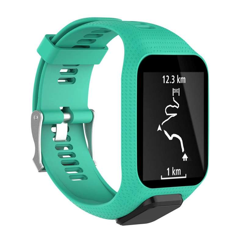 Silicone Sport Watch Band for Tomtom Runner 2/3 Series (Navy Blue)