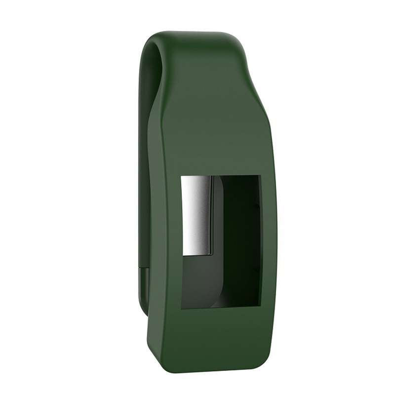 Smart Watch Silicone Clip Button Protective Case for Fitbit Inspire / Inspire HR / Ace 2(Cyan)