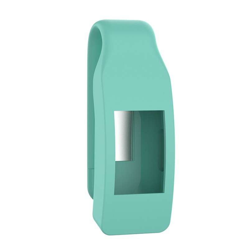Smart Watch Silicone Clip Button Protective Case for Fitbit Inspire / Inspire HR / Ace 2(Cyan)