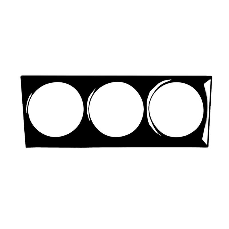 For Nissan 350Z 2003-2009 Car Air Conditioning Adjustment Decorative Stickers, Left and Right Drive