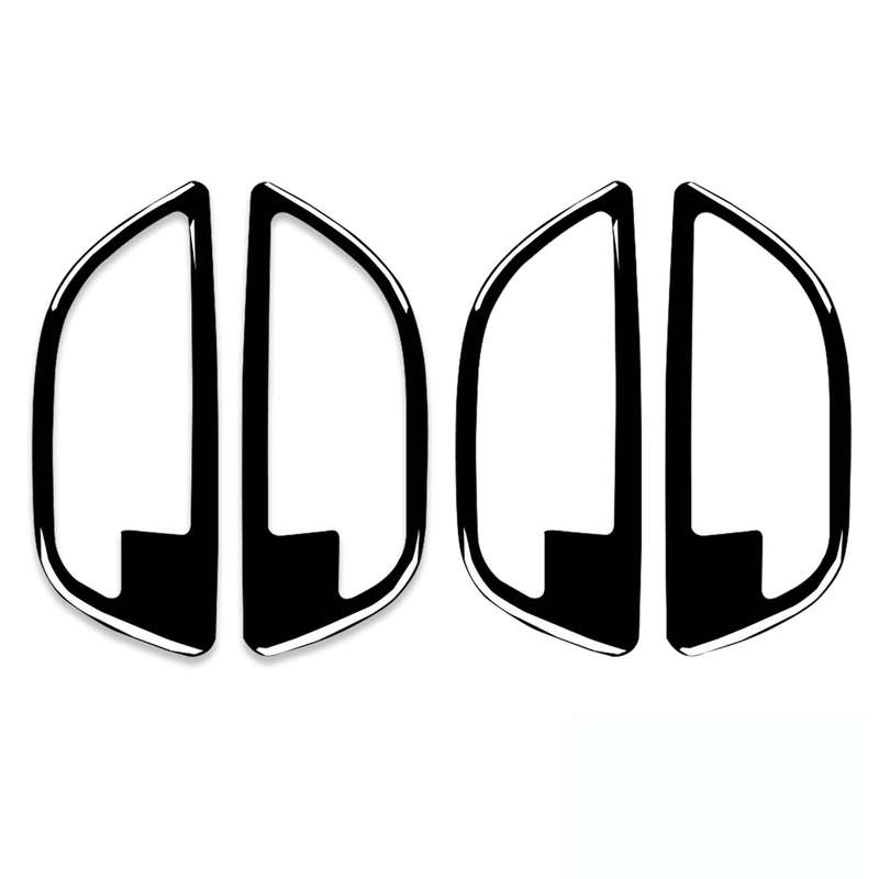 For BMW 5 Series F10 2011-2017 4pcs Car Door Handle Frame Decorative Sticker,Left and Right Drive Un
