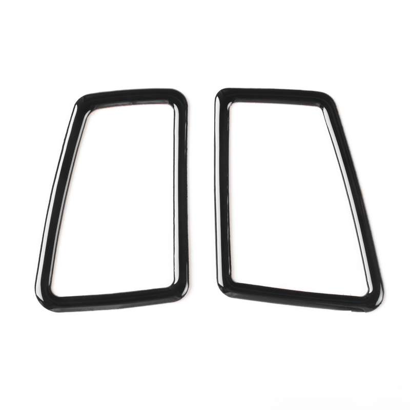For BMW 3 Series E90 2005-2012 2pcs Car Instrument Air Outlet Frame Decorative Sticker, Left and Rig