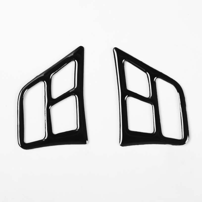 For BMW 3 Series E90 2005-2012 2pcs Car Steering Wheel Buttons Decorative Sticker, Left and Right Dr