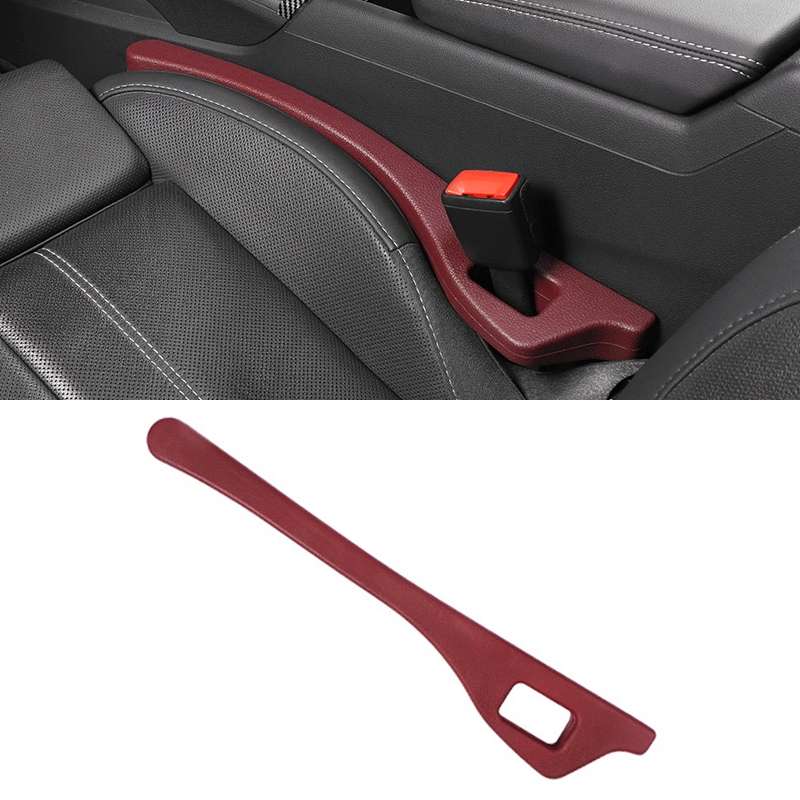 Car Seat Gap Bar Car Interior Armrest Box Gap Leak-proof Filler (Black)