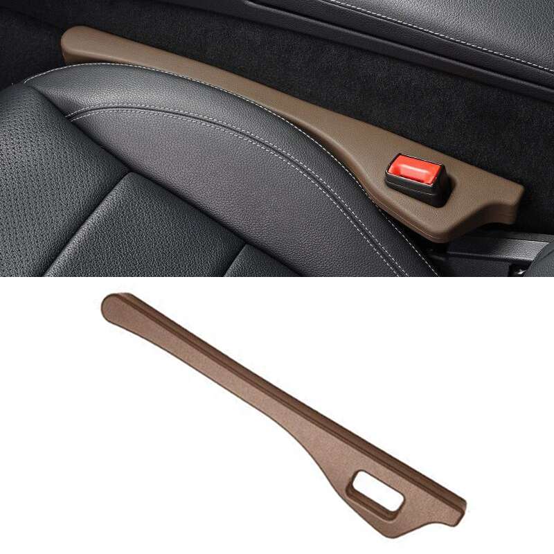Car Seat Gap Bar Car Interior Armrest Box Gap Leak-proof Filler (Black)