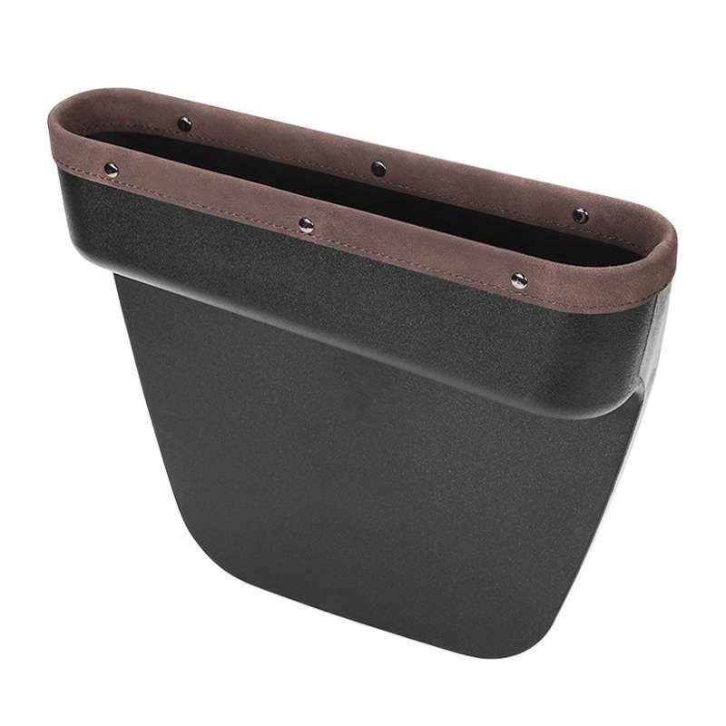 Multifunctional Car Gap Storage Box Car Seat Slit Storage Bag, Style: Driver (Black)