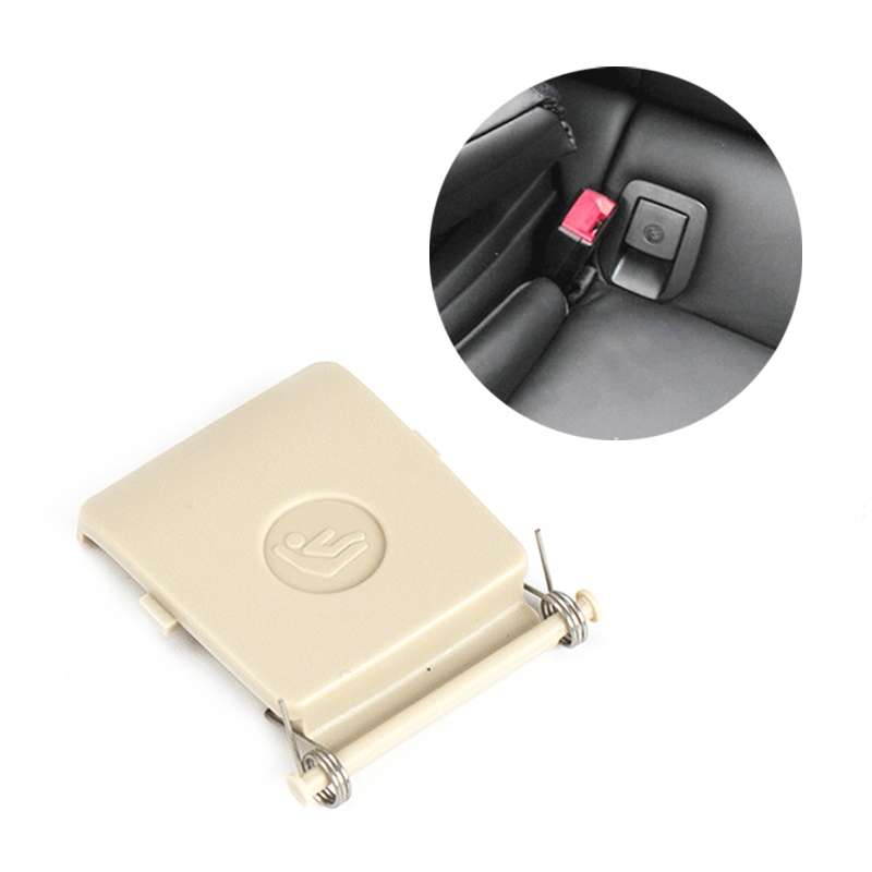 For BMW 3 Series E93 Left Driving Car Child Safety Seat Isofix Switch Cover 5220 9112 423-1(Black)