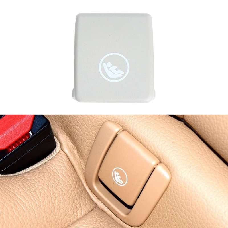 Child Seat Rear Row Seat Safety Belt Anchor Cover For volvo V90 / S90 / S60 / XC40 / XC60, Left-Driv
