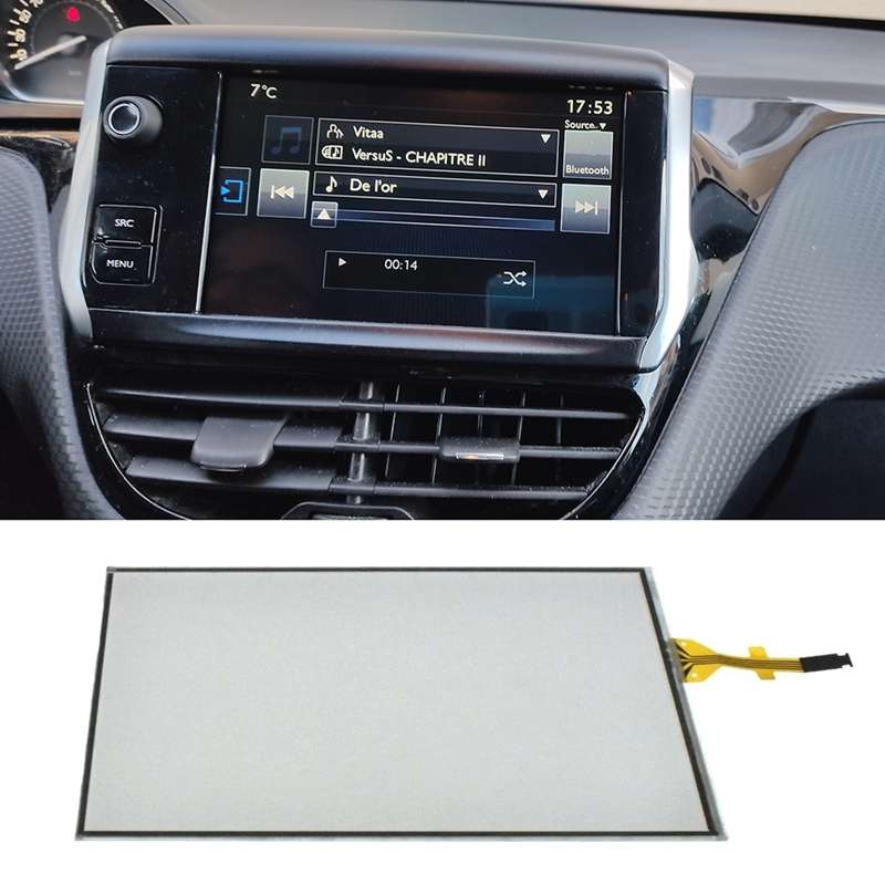 For Peugeot 208 2008 308 / Citroen C5 Car Contact Screen Glass Digitizer Display Touch Screen LAM070
