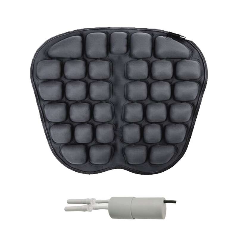 IN-SC003 Car Office Inflatable Airbag Seat Cushion, Style: Electric Water Inflatable Dual-Use (Black